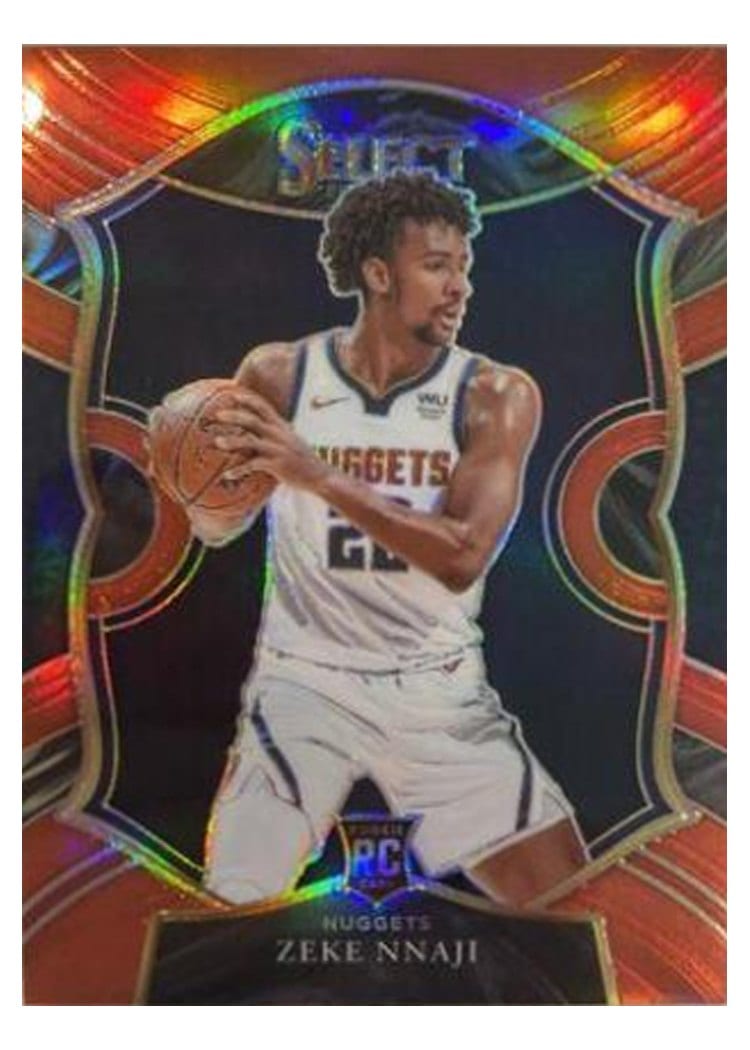 2020-21 Panini Select Base Set Zeke Nnaji #82 card