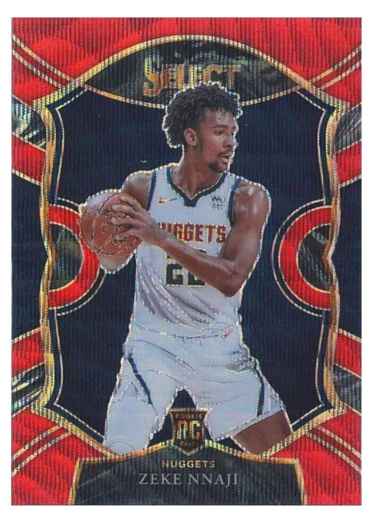 2020-21 Panini Select Base Set Zeke Nnaji #82 card