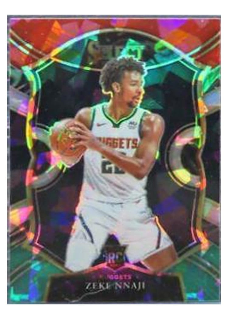 2020-21 Panini Select Base Set Zeke Nnaji #82 card