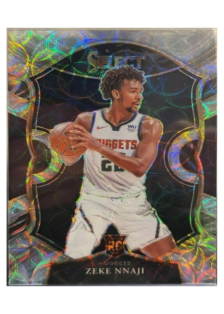 2020-21 Panini Select Base Set Zeke Nnaji #82 card