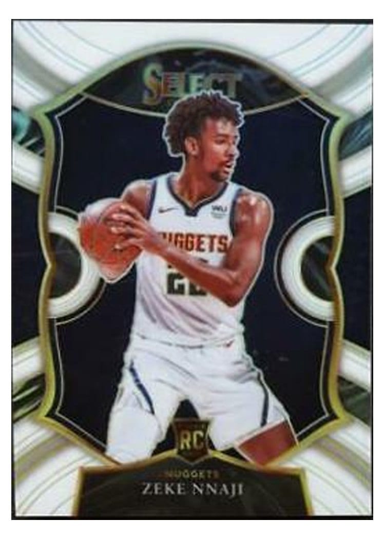 2020-21 Panini Select Base Set Zeke Nnaji #82 card