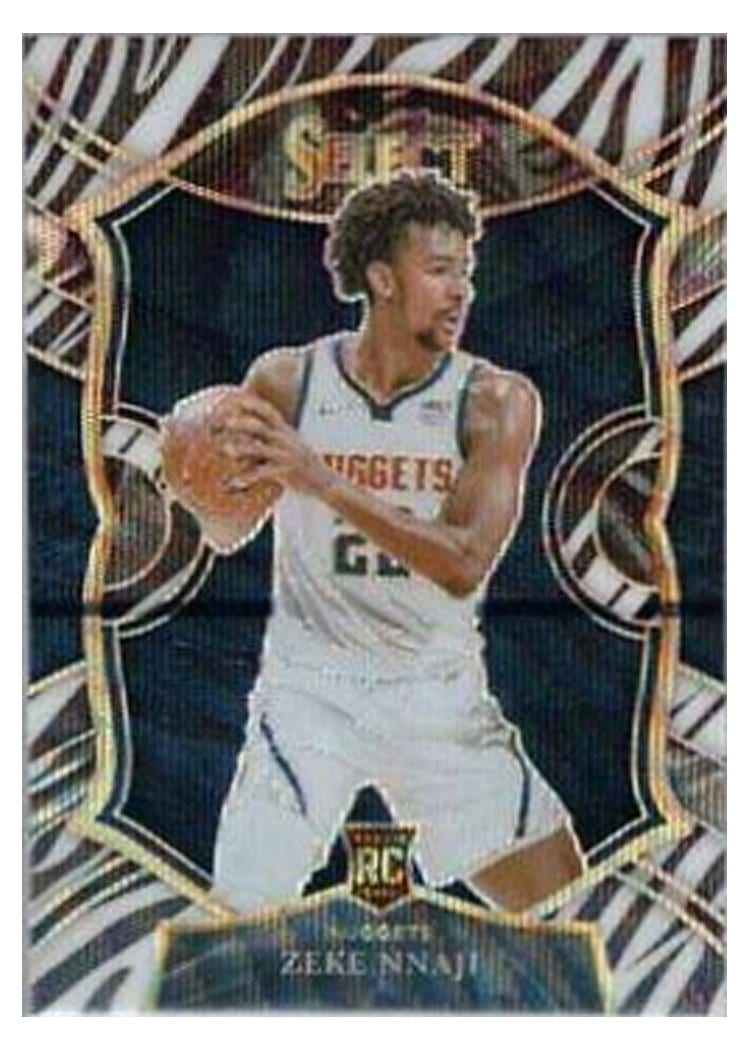 2020-21 Panini Select Base Set Zeke Nnaji #82 card