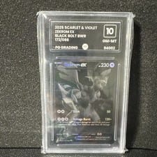 2025 Black Bolt Zekrom ex #172 card