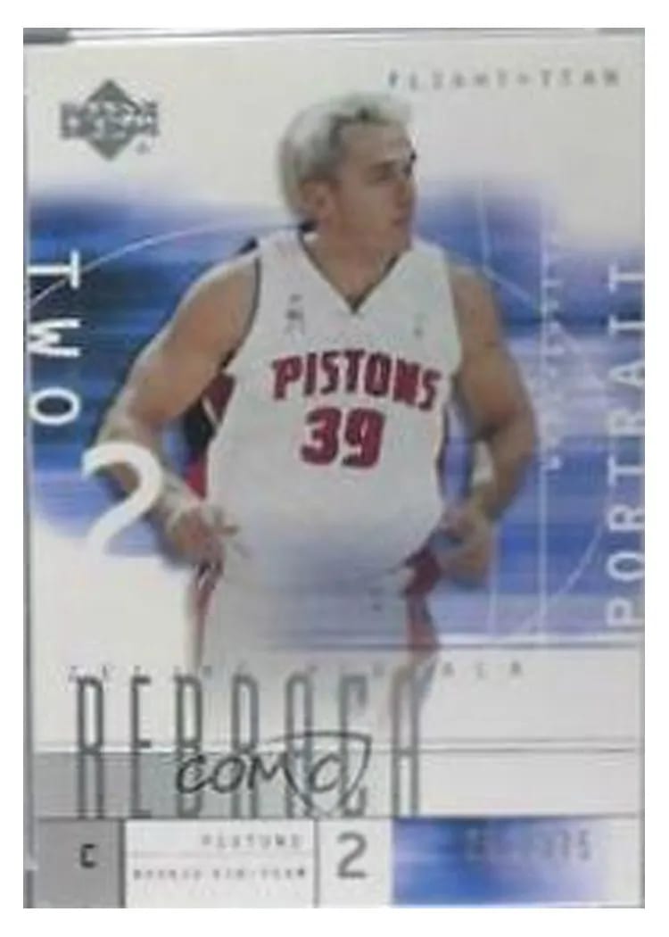 2001 Upper Deck Flight Team Zeljko Rebraca #122 card