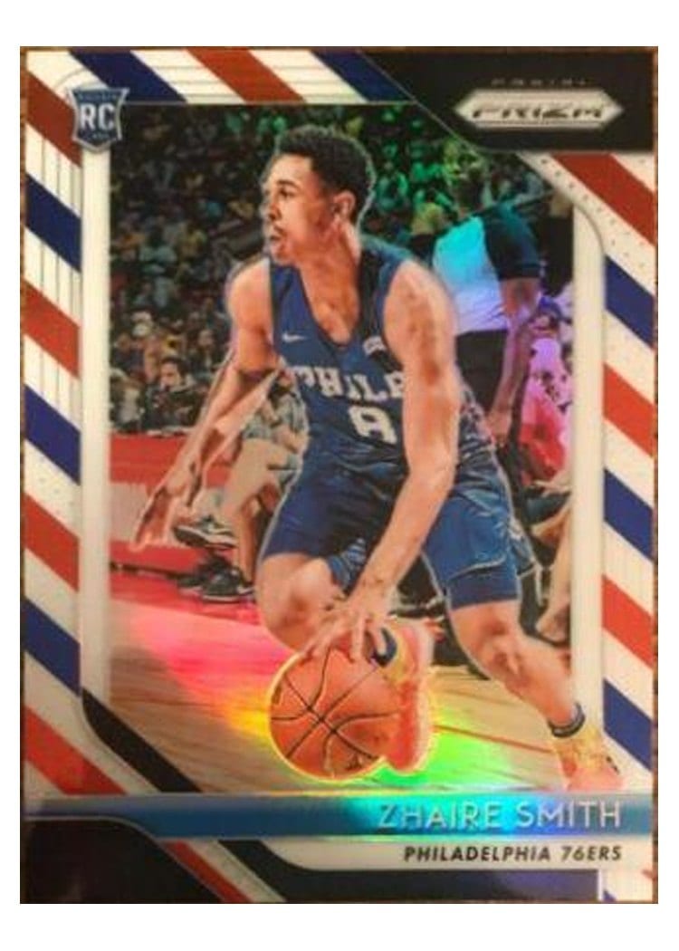 2018-19 Panini Prizm Base Set Zhaire Smith #189 card