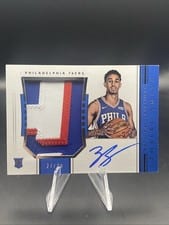 2018 Panini National Treasures Zhaire Smith #133 card