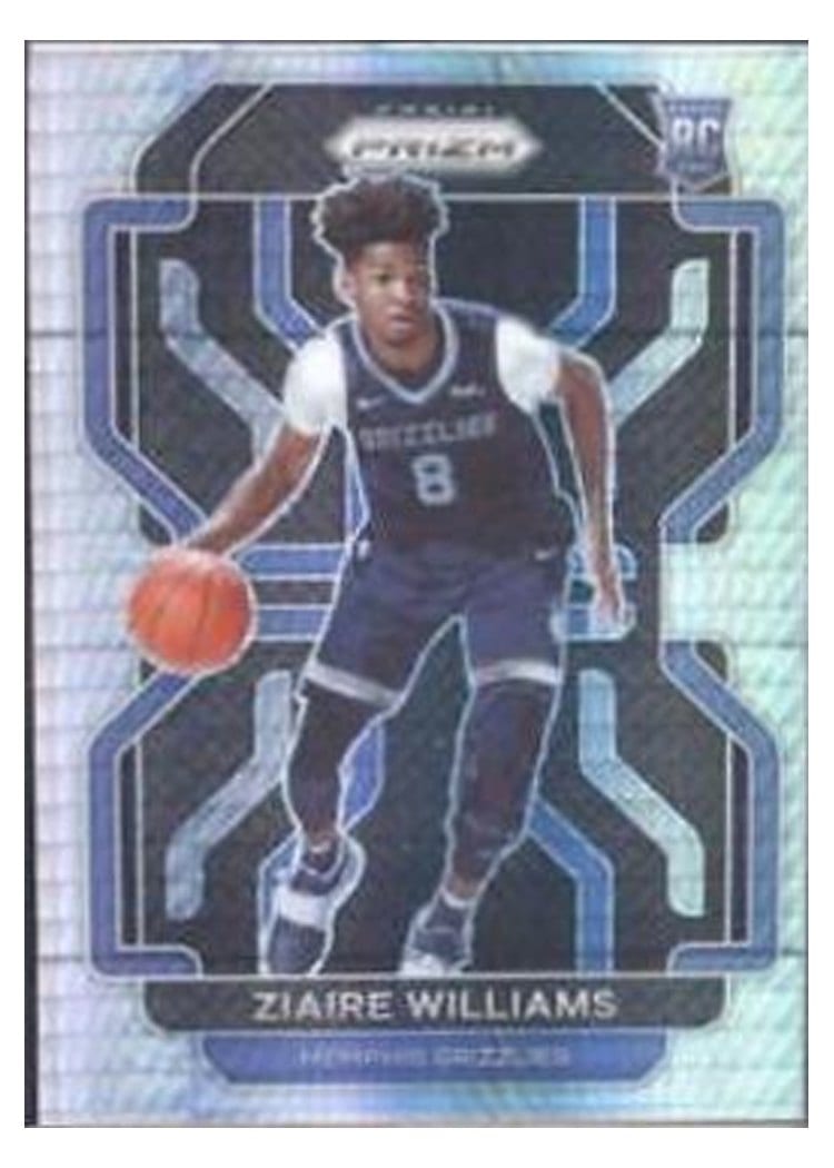 2021-22 Panini Prizm Base Set Ziaire Williams #313 card
