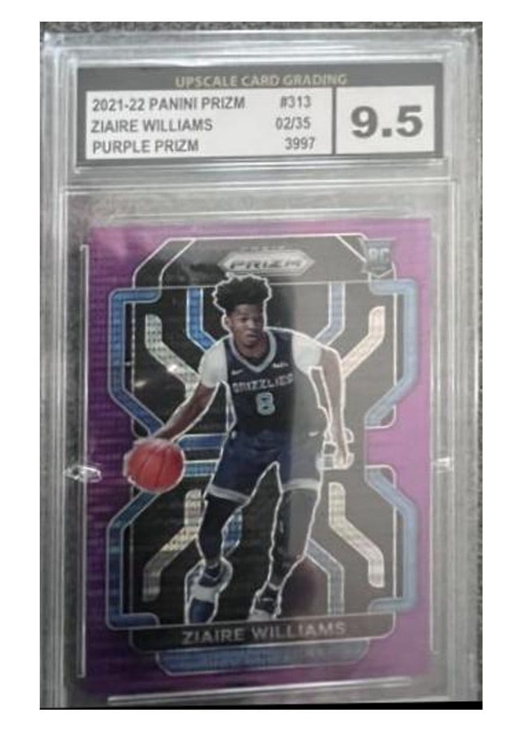 2021-22 Panini Prizm Base Set Ziaire Williams #313 card