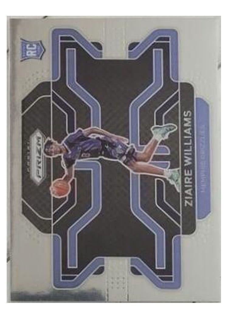 2021-22 Panini Prizm Base Set Ziaire Williams #313 card