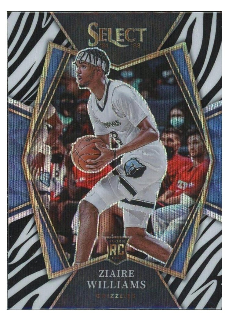 2021-22 Panini Select Base Set Ziaire Williams #181 card