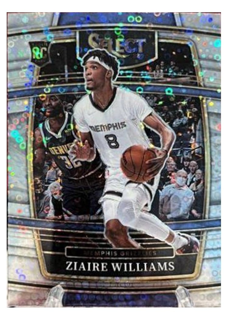 2021-22 Panini Select Base Set Ziaire Williams Disco Prizm #86 card