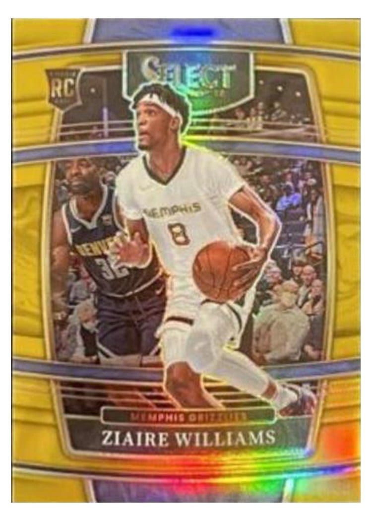 2021-22 Panini Select Base Set Ziaire Williams #86 card