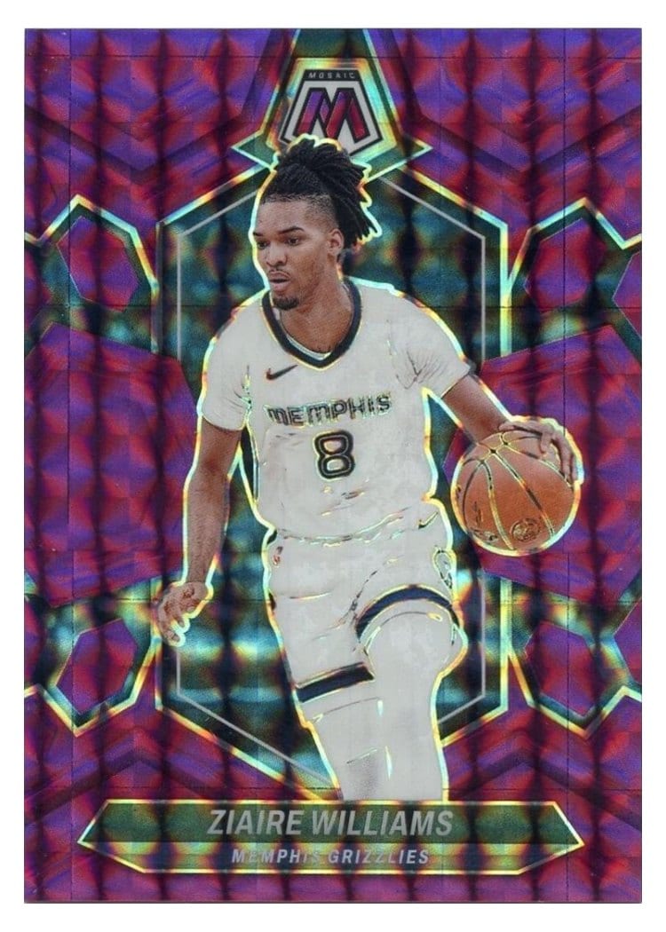 2023-24 Panini Mosaic Base Set Ziaire Williams #173 card