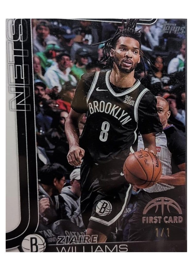 2025-26 Topps Base Set Ziaire Williams #9 card