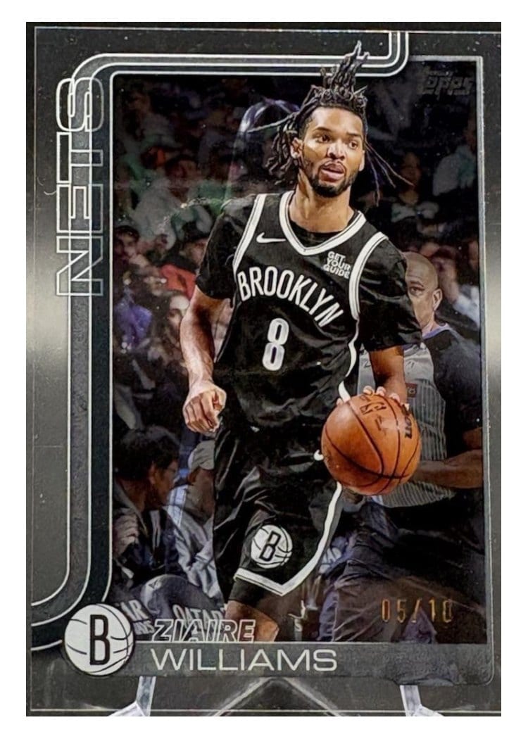 2025-26 Topps Base Set Ziaire Williams #9 card