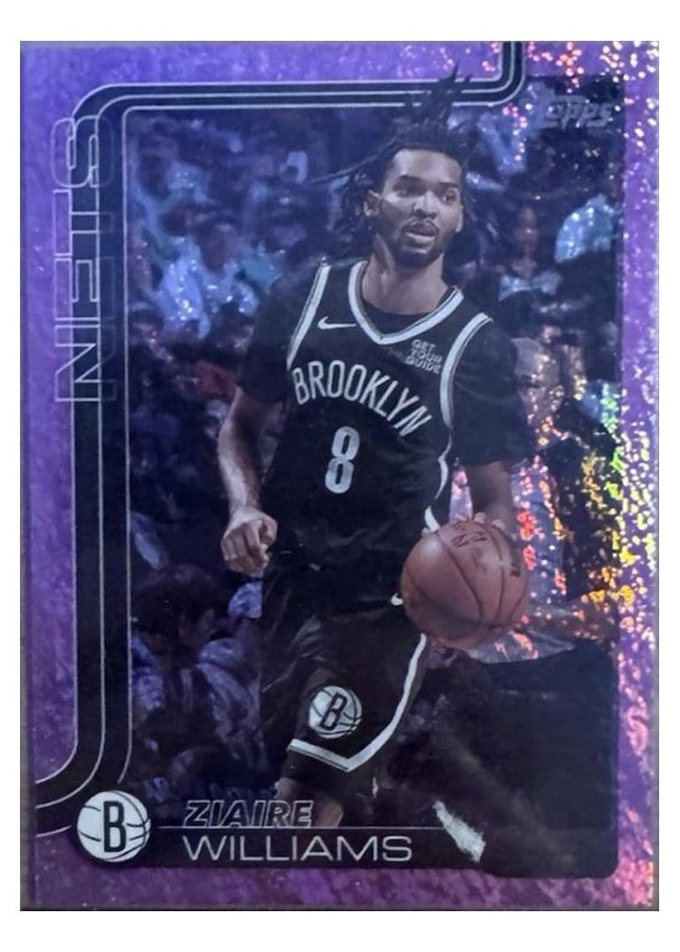 2025-26 Topps Base Set Ziaire Williams Holo Pink Foil #9 card
