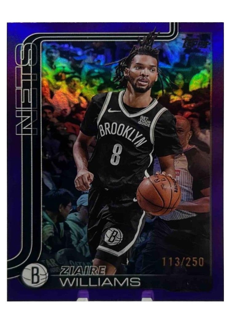 2025-26 Topps Base Set Ziaire Williams #9 card