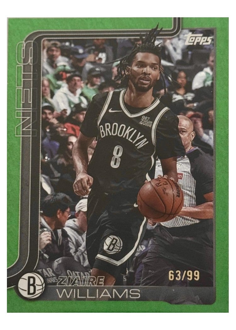 2025-26 Topps Base Set Ziaire Williams #9 card