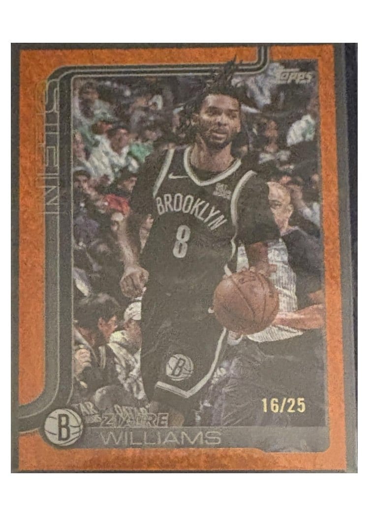 2025-26 Topps Base Set Ziaire Williams #9 card