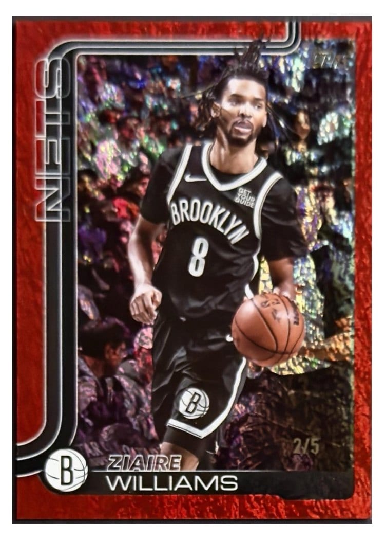 2025-26 Topps Base Set Ziaire Williams #9 card