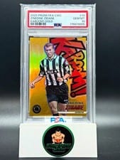 2025 Panini Prizm FIFA Club World Cup Kaboom! Zinedine Zidane #10 card