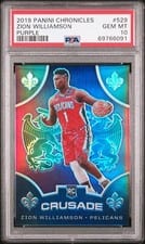 2019 Panini Chronicles Zion Williamson #529 card