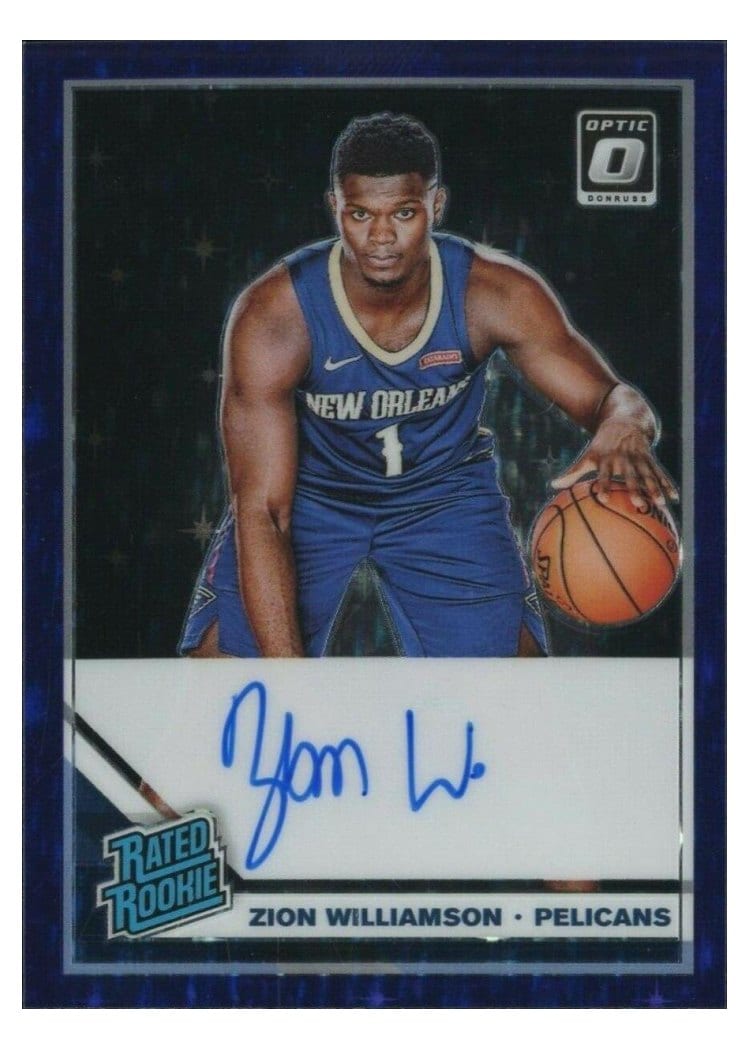 2019 Panini Donruss Optic Zion Williamson #158 card