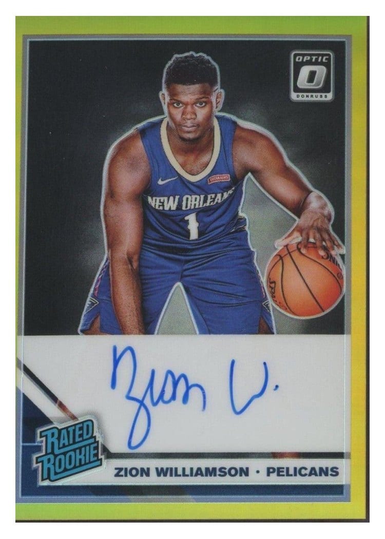 2019 Panini Donruss Optic Zion Williamson #158 card