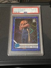 2019 Panini Donruss Optic Zion Williamson Blue #158 card