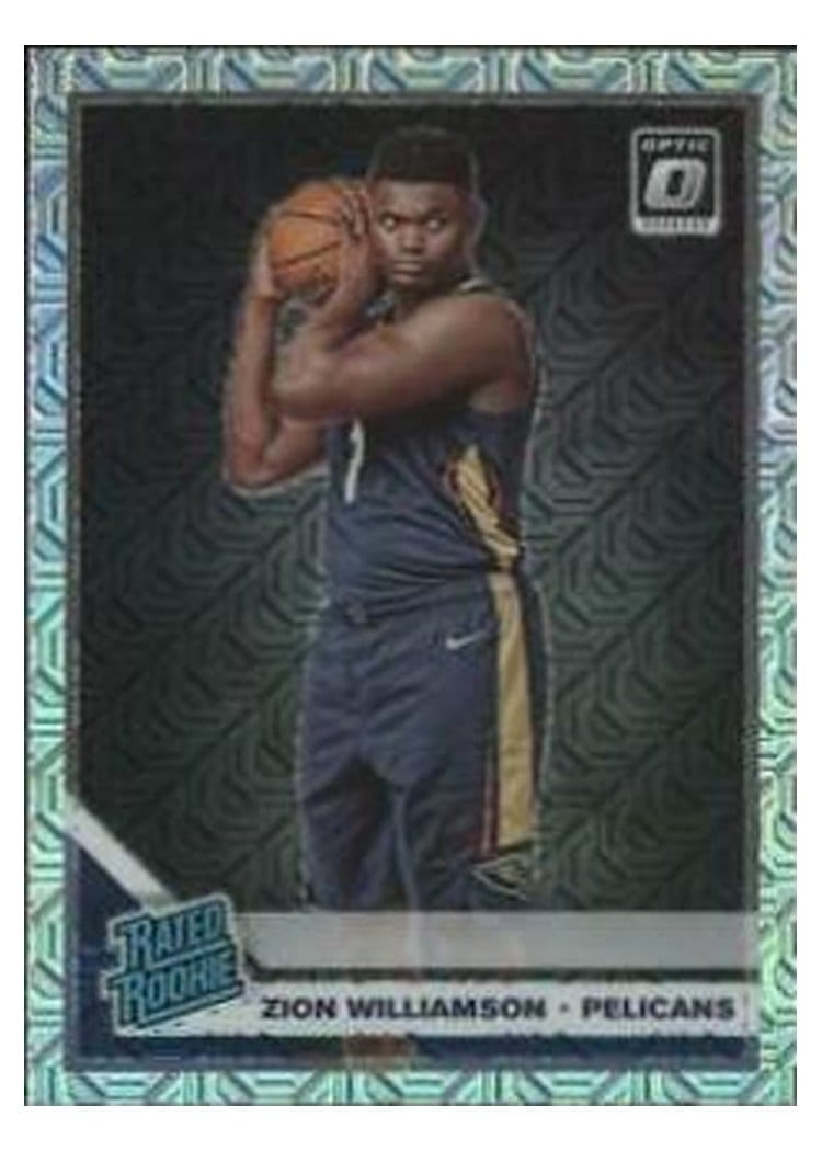 2019 Panini Donruss Optic Zion Williamson #158 card