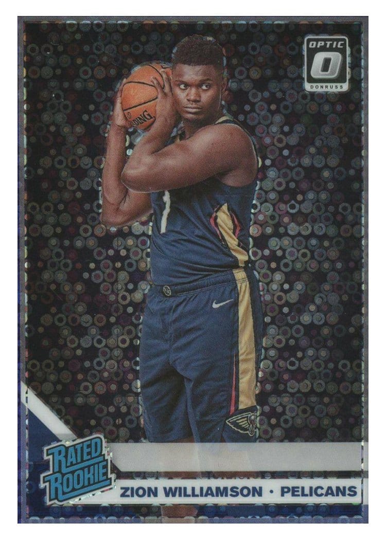 2019 Panini Donruss Optic Zion Williamson #158 card