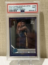 2019 Panini Donruss Optic Zion Williamson #158 card