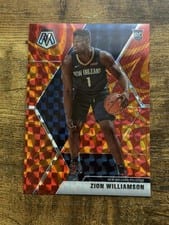 2019 Panini Mosaic Zion Williamson #209 card