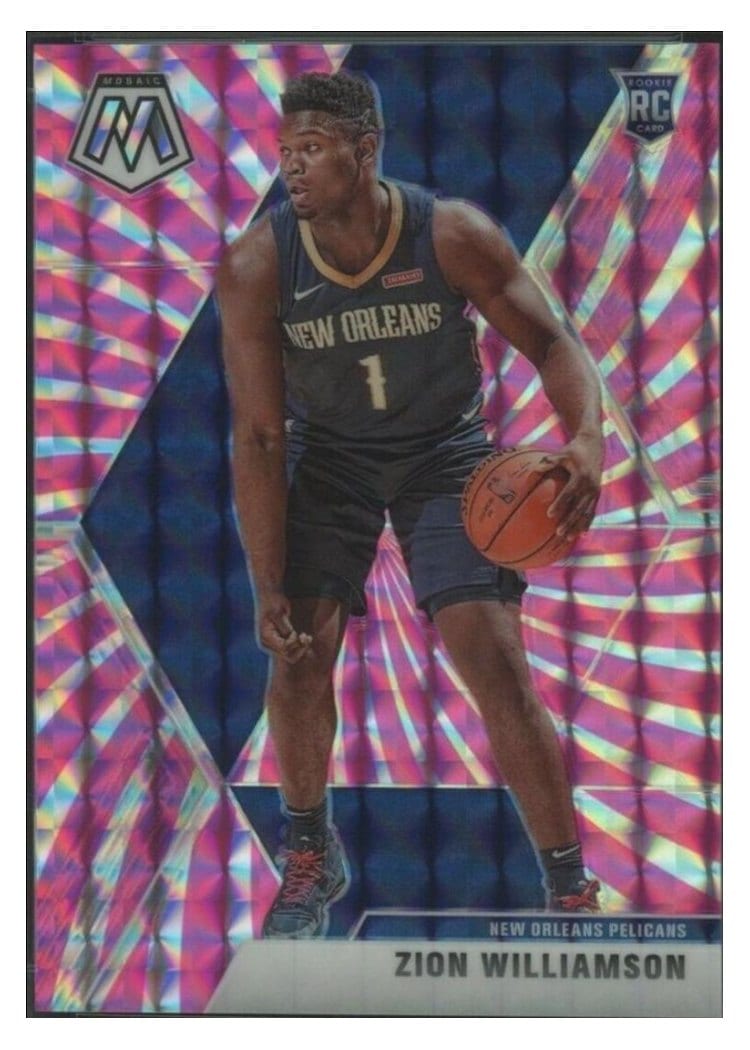 2019 Panini Mosaic Zion Williamson #209 card