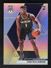 2019 Panini Mosaic Zion Williamson #209 card
