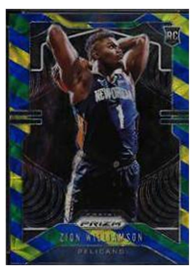 2019 Panini Prizm Zion Williamson Green Choice Prizm #248 card
