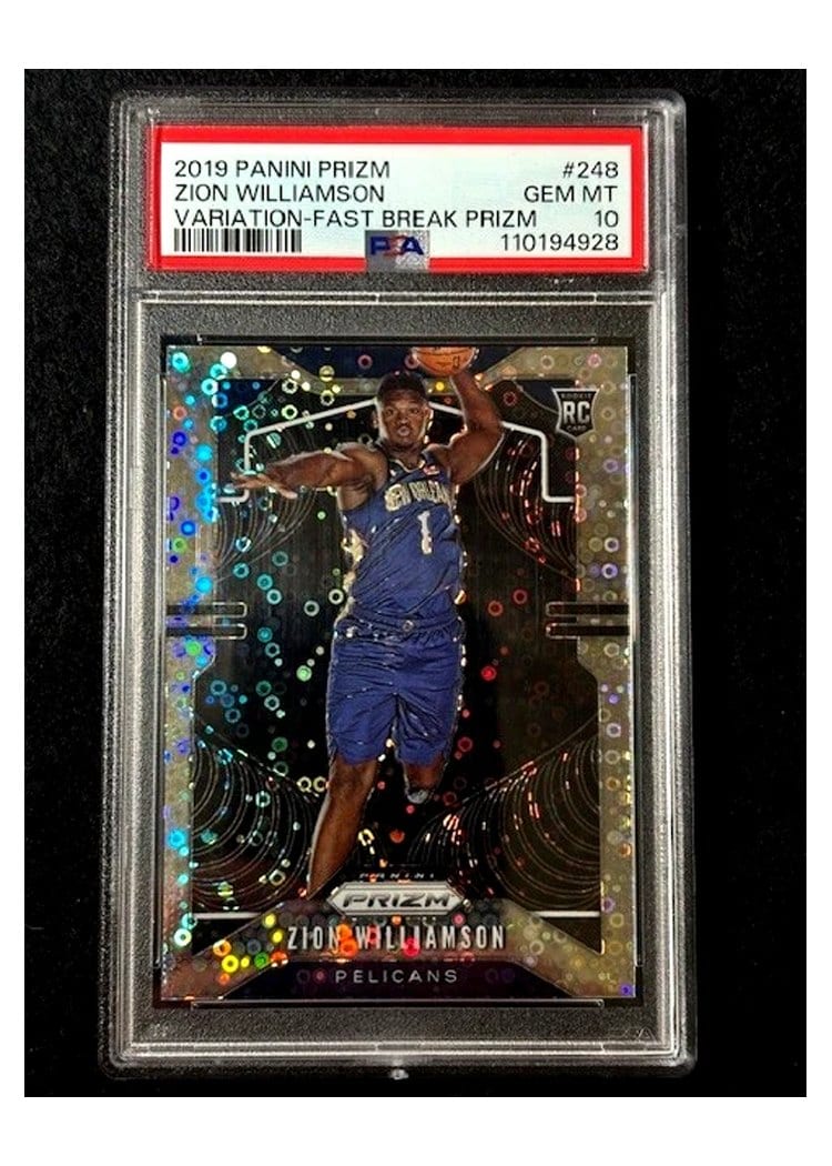 2019 Panini Prizm Zion Williamson #248 card