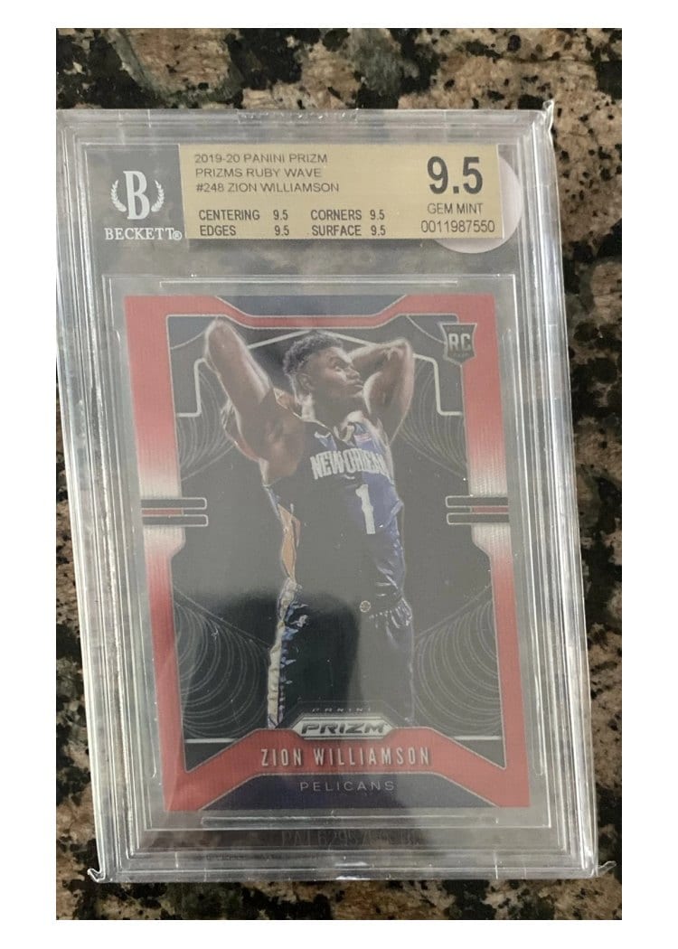 2019 Panini Prizm Zion Williamson #248 card