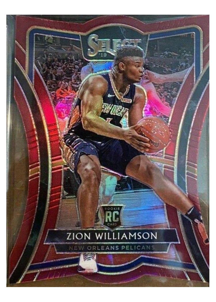 2019 Panini Select Zion Williamson #199 card