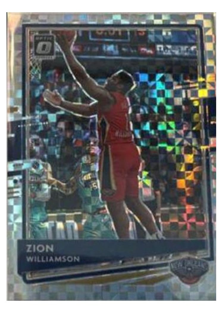 2020-21 Donruss Optic Base Set Zion Williamson #40 card