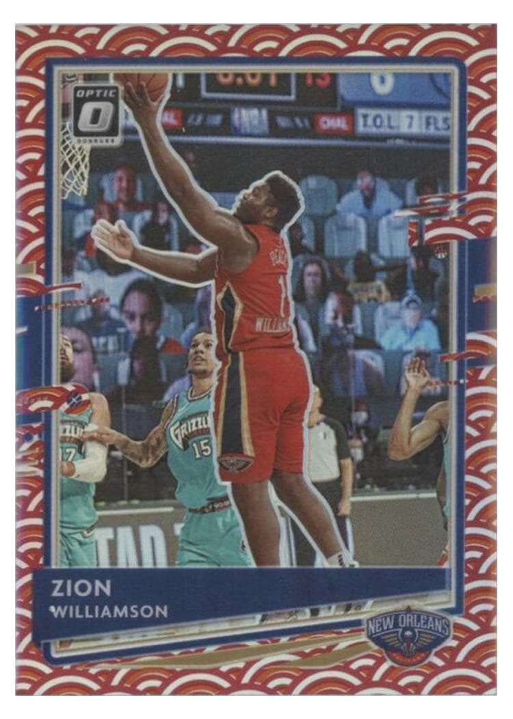 2020-21 Donruss Optic Base Set Zion Williamson Photon #40 card