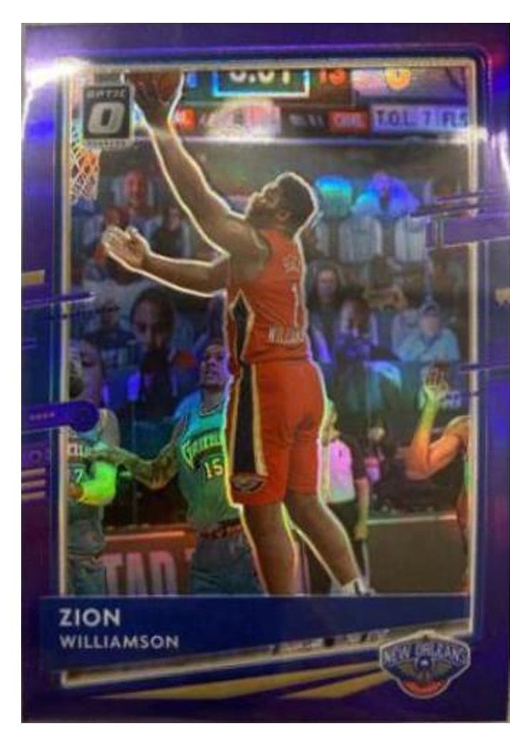 2020-21 Donruss Optic Base Set Zion Williamson #40 card