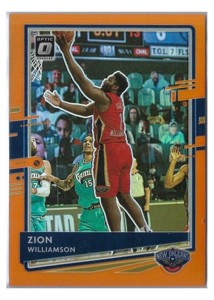 2020-21 Donruss Optic Base Set Zion Williamson #40 card