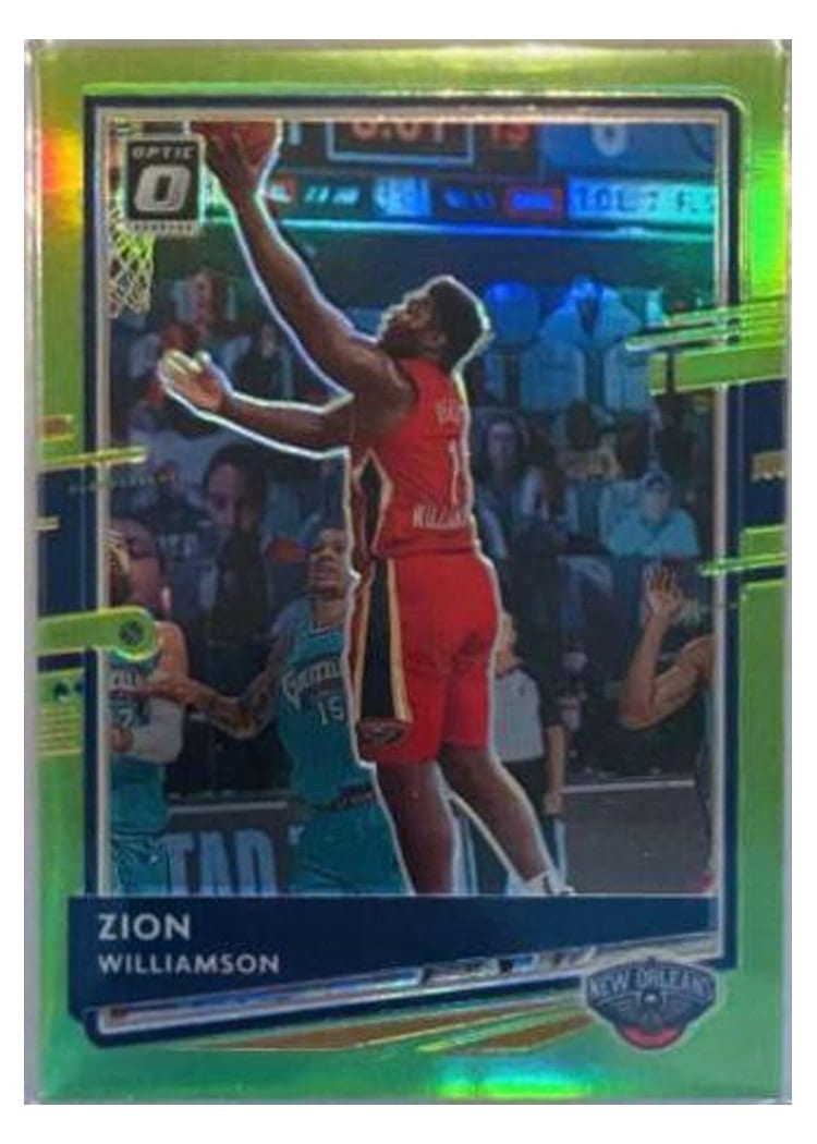 2020-21 Donruss Optic Base Set Zion Williamson #40 card