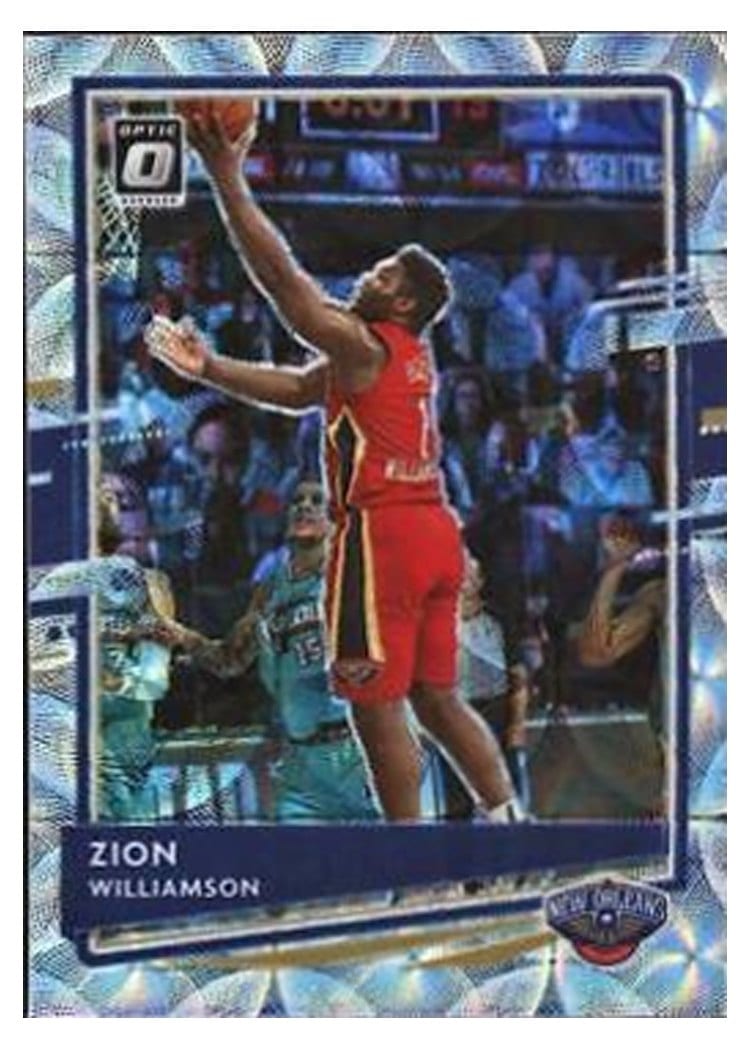 2020-21 Donruss Optic Base Set Zion Williamson #40 card