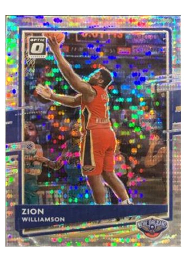 2020-21 Donruss Optic Base Set Zion Williamson #40 card