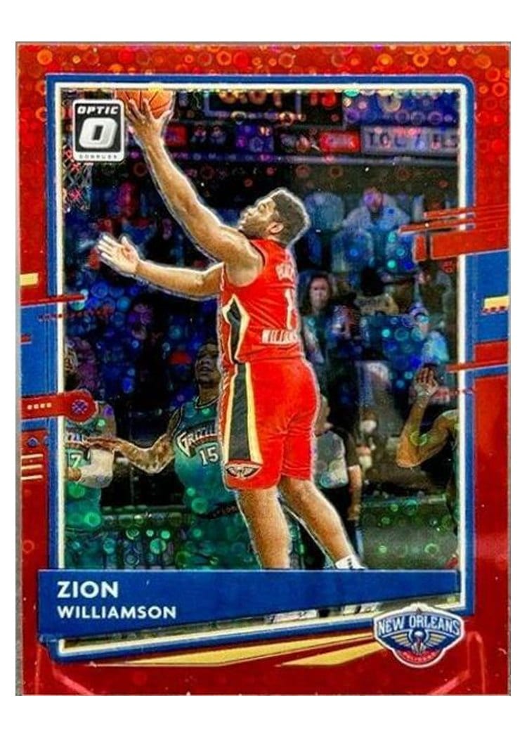 2020-21 Donruss Optic Base Set Zion Williamson #40 card