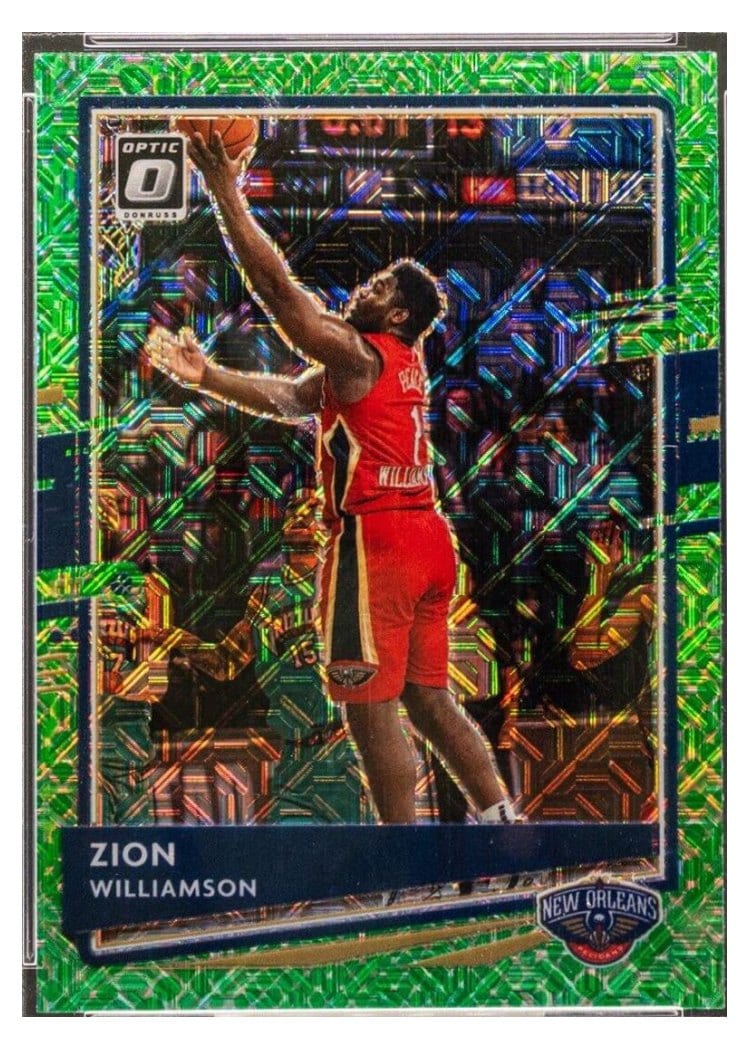 2020-21 Donruss Optic Base Set Zion Williamson #40 card
