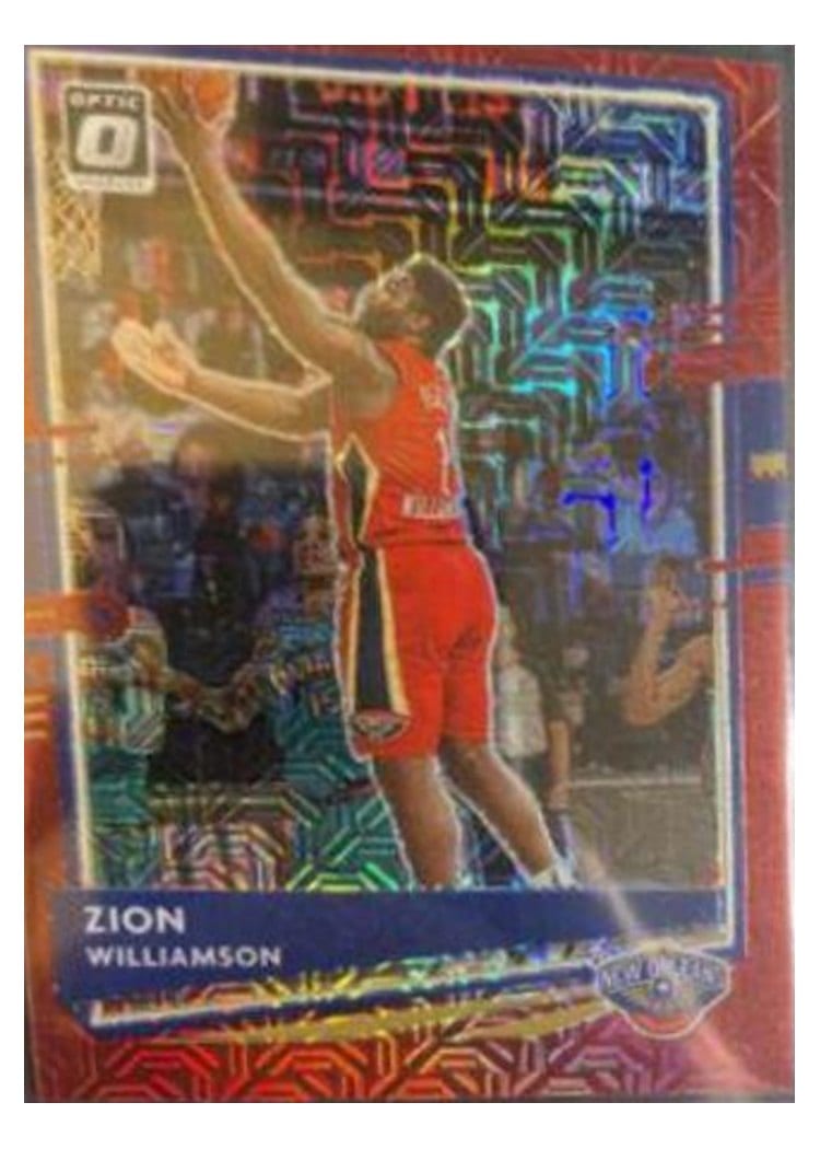 2020-21 Donruss Optic Base Set Zion Williamson #40 card