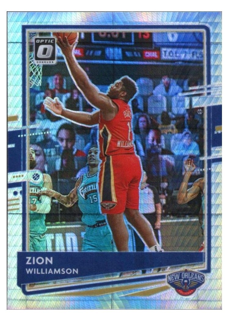2020-21 Donruss Optic Base Set Zion Williamson #40 card